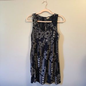 NWT Hollister Navy Dress with Tassels